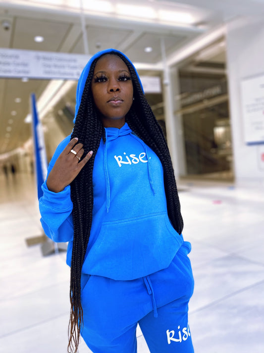 "Sapphire" Reflective Rise Sweatsuit